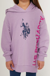 U.S. Polo Kids Girls Pajamas Two Pieces Set Three Thread Raised